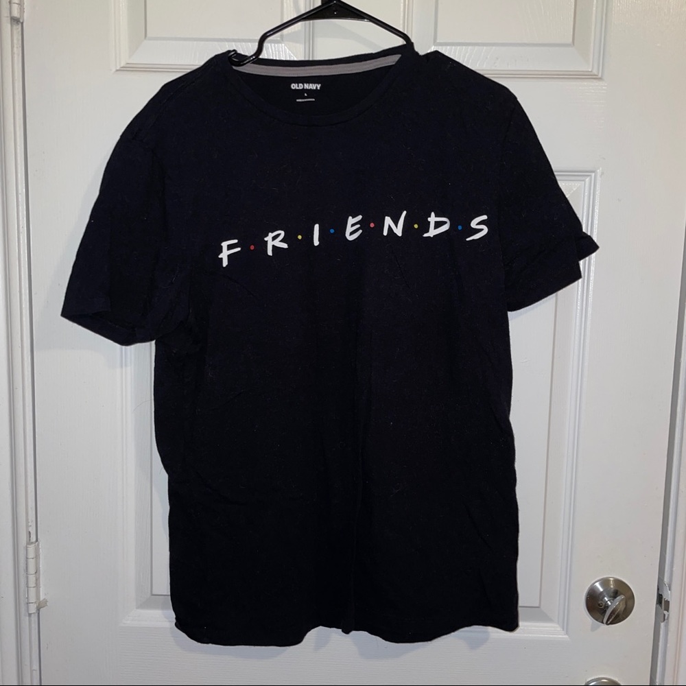 🆕 Old Navy Women's Black Graphic "FRIENDS" TV Short Sleeve Tee Shirt
